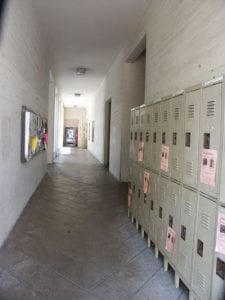 Hallway, Harris Hall - Exterior Corridor