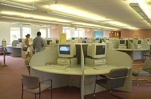 Computer Lab, Leavey Library Computer Lab - interior