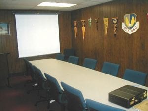 Conference Room, ROTC conference room - Wood panelled interior