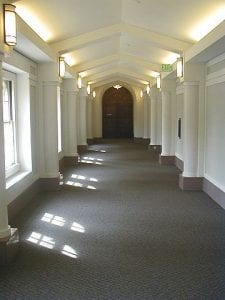 Hallway, Administration Building, 2nd floor hallway - interior